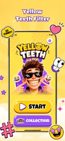 Prank Yellow Teeth Filter screenshot