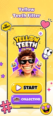 Prank Yellow Teeth Filter Screenshot 2 of 5