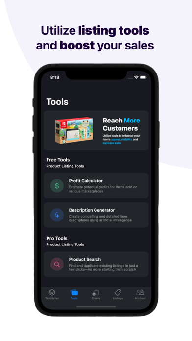 Lista: AI Crosslisting & Tools Screenshot