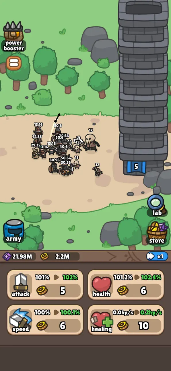 Castle Cracker iOS Mod IPA screenshot 3 - iOS game interface