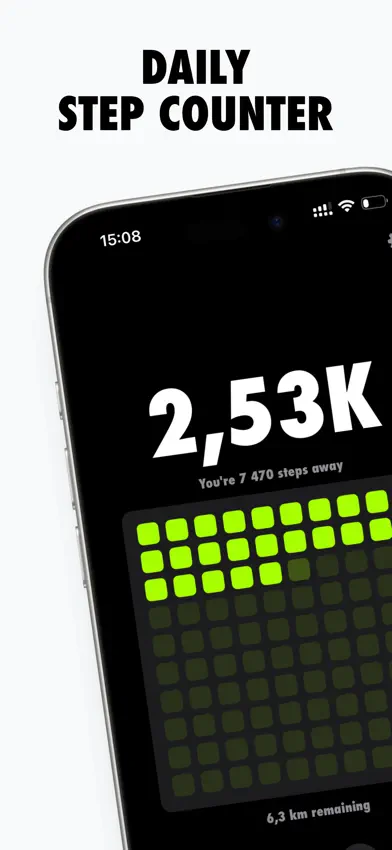 StepGrid - Step Counter screenshot 1