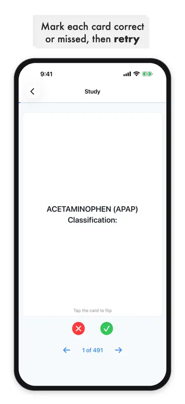 Paramedic Drug List Flashcards screenshot 5 of 7