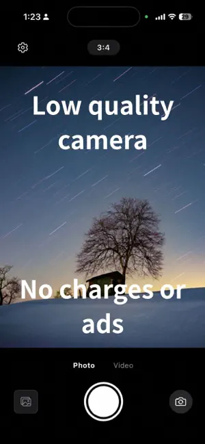 Camera - Simple Low-Resaaa screenshot 1