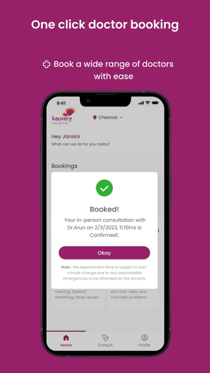 Kauvery Kare: Patient App screenshot-4