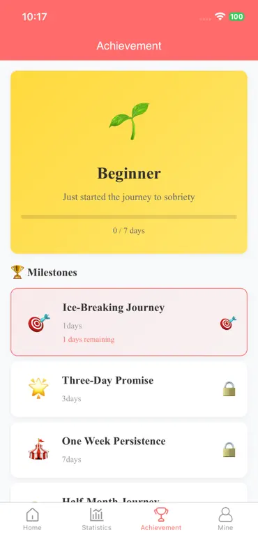 Sobriety Log - Quit Check-in screenshot 4 of 5