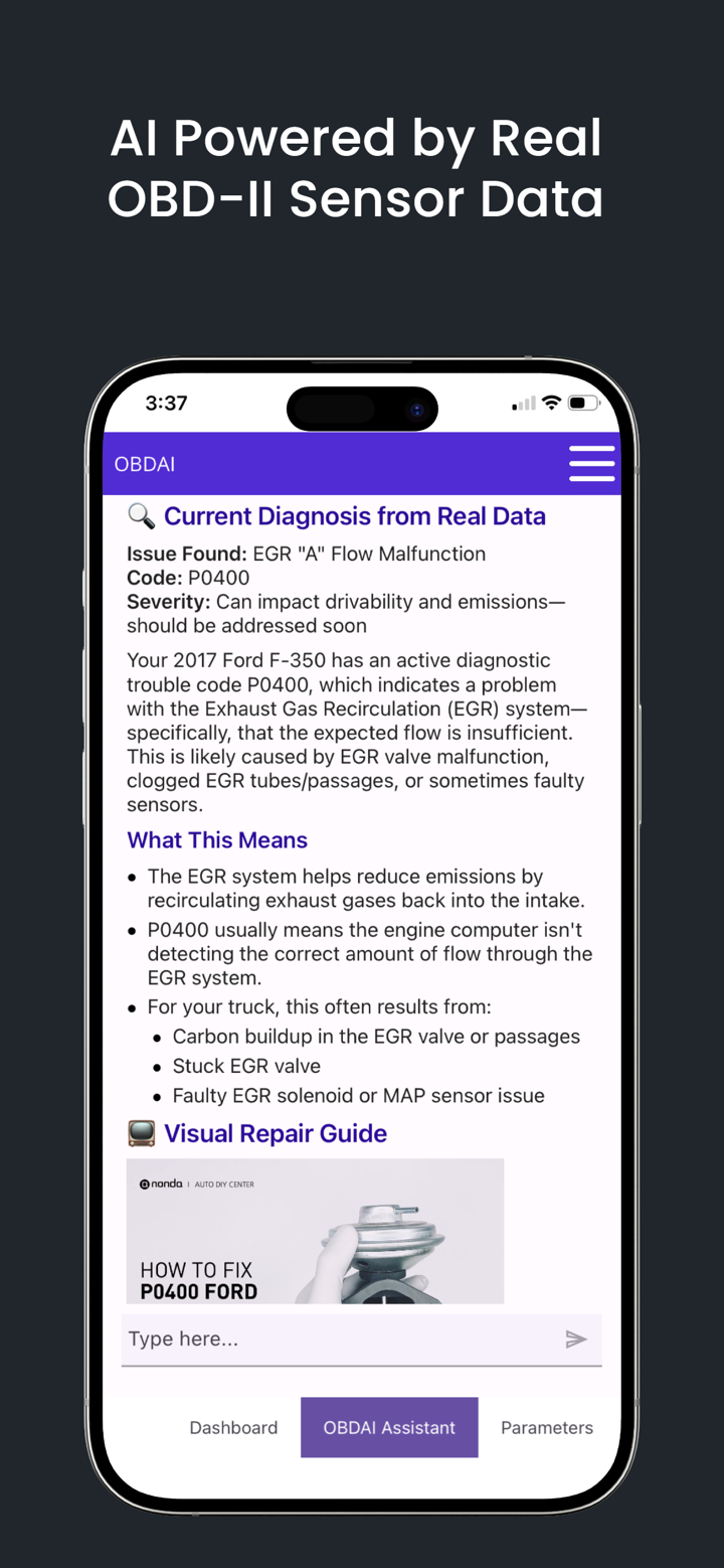 OBDAI OBD2 Scanner & ELM327 AI screenshot 2