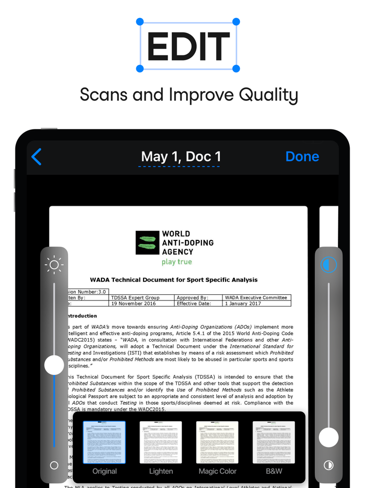 #2. Scanner App - Scan PDF & Docs (iOS) By: xStudios Mobile