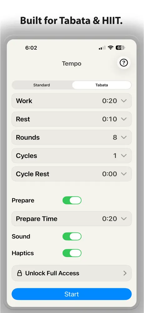 Tempo HIIT Timer screenshot 4