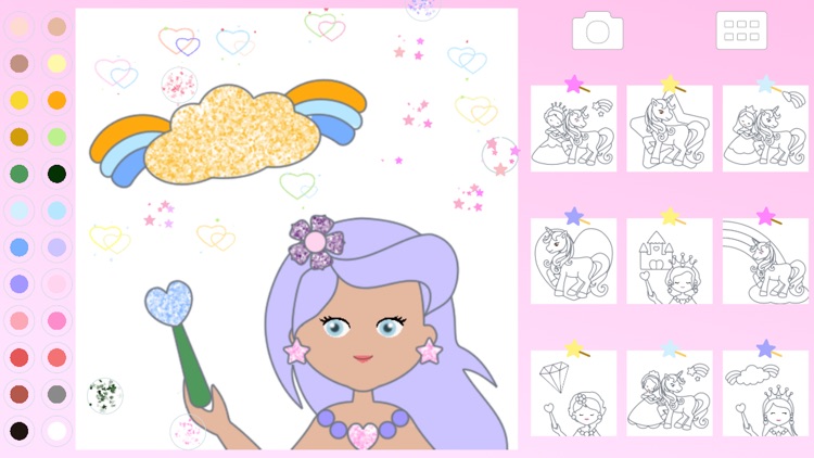 Princess Dream Coloring Book screenshot-7