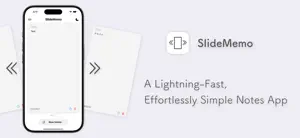SlideMemo Quick Swipe Notebook screenshot 1