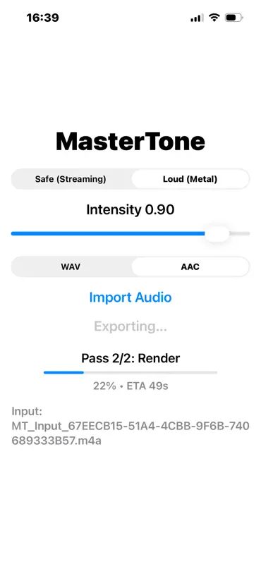 MasterTone screenshot 2 of 3