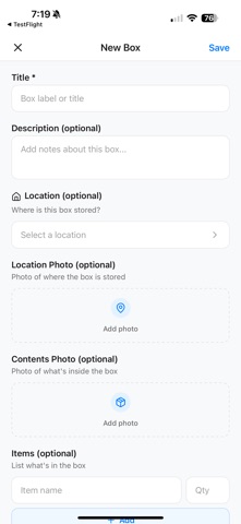 BoxTrack - Storage Manager Screenshot 2 of 4