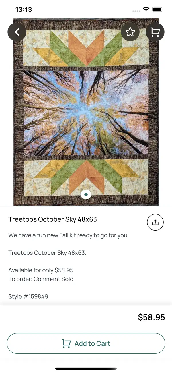Screenshot #3 pour Dawn's Quilt Shop