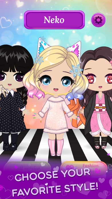 Chibi Dress Up Beauty Salon Screenshot