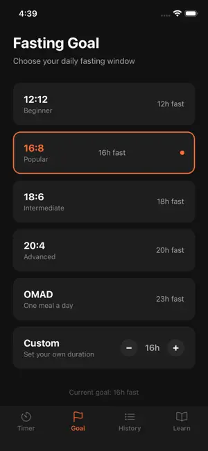 Zimple Fasting Tracker screenshot 3