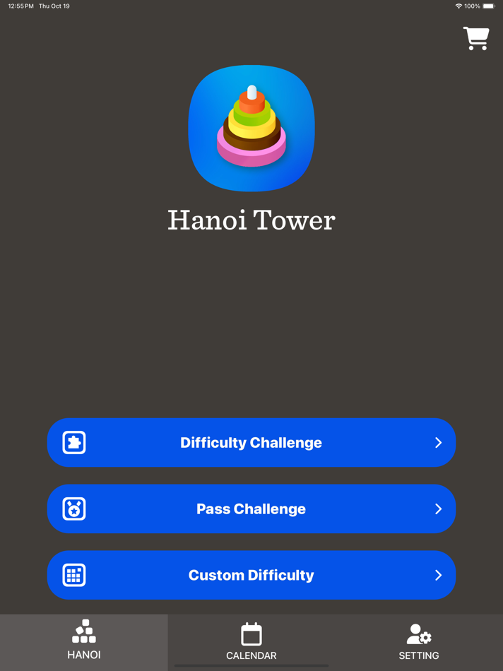 #6. Hanoi Tower: Stack Puzzle (iOS) Podle: CHENGDU MIAOZHI TECHNOLOGY CO., LTD.