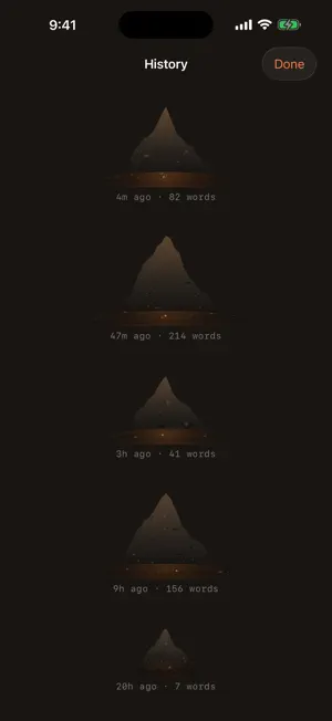 Unsay: Burn-Away Journal screenshot 4