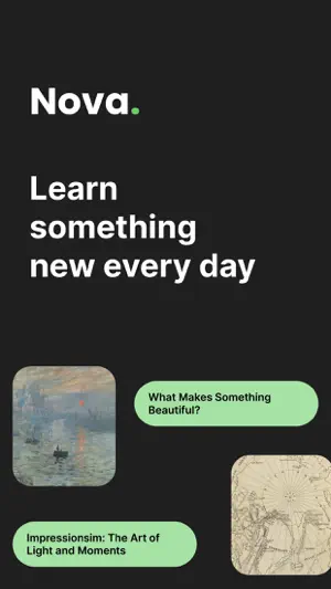 Nova - Daily Microlearning screenshot 1