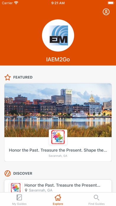 IAEM2Go Screenshot