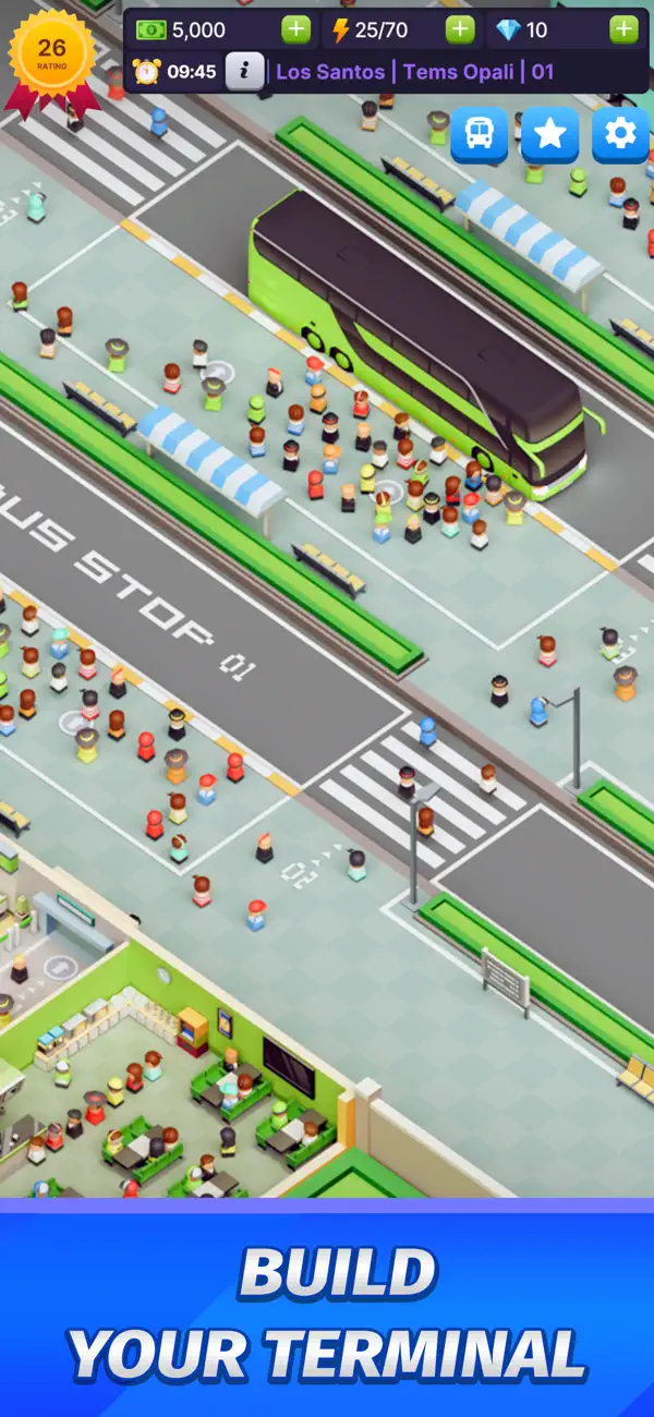 Screenshot #1 pour Bus Station: Idle Tycoon