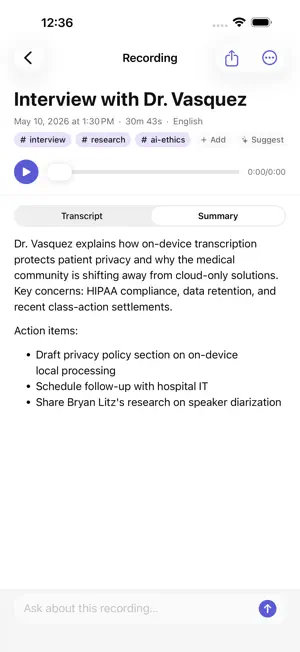 Voicekeep screenshot 3
