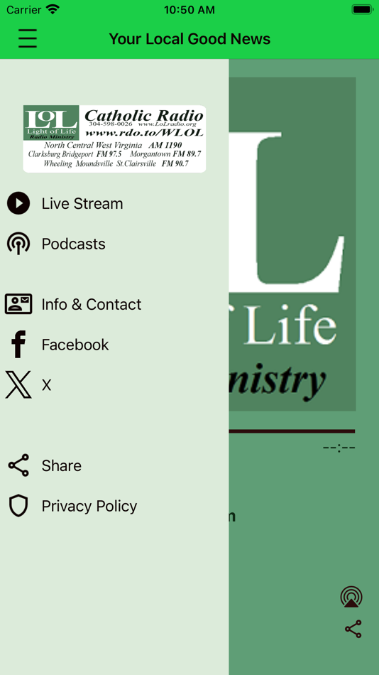 #2. Light of Life Radio (iOS) بواسطة: bob carubia