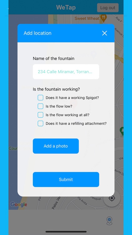 WeTap Drinking Fountain Finder