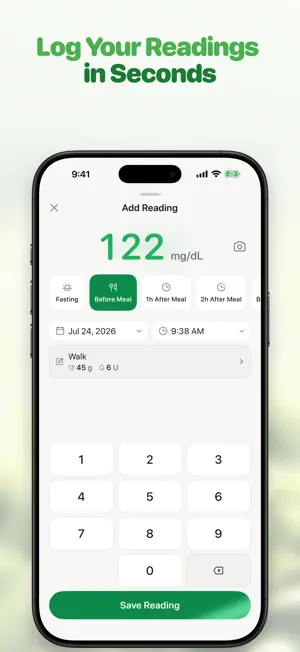 Blood Sugar Monitor - Gludiary screenshot 3