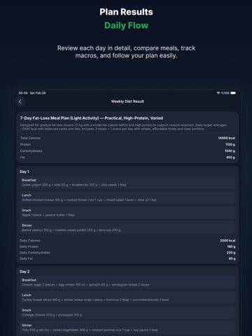 NutriAssistant AI iPad screenshot