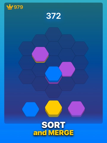 Hexa Sort Jam iPad screenshot