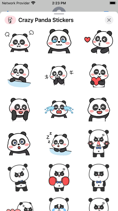 Screenshot 3 of Crazy Panda Sticker- WASticker App