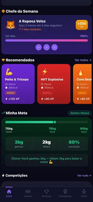 CapiFit: Motivação Academia screenshot 2