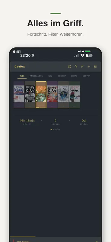 Codex — Audiobook Player screenshot 6 of 7