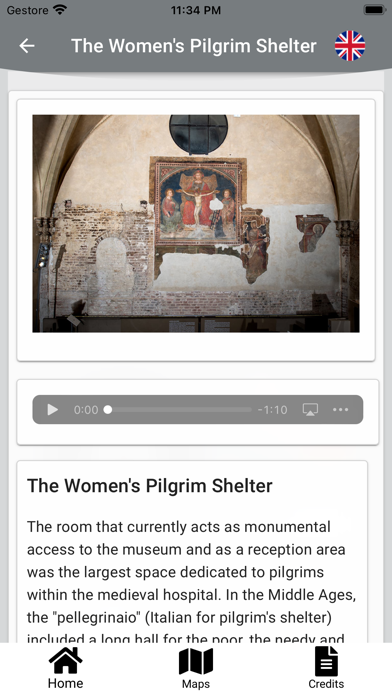 Siena SMS Audioguide Screenshot