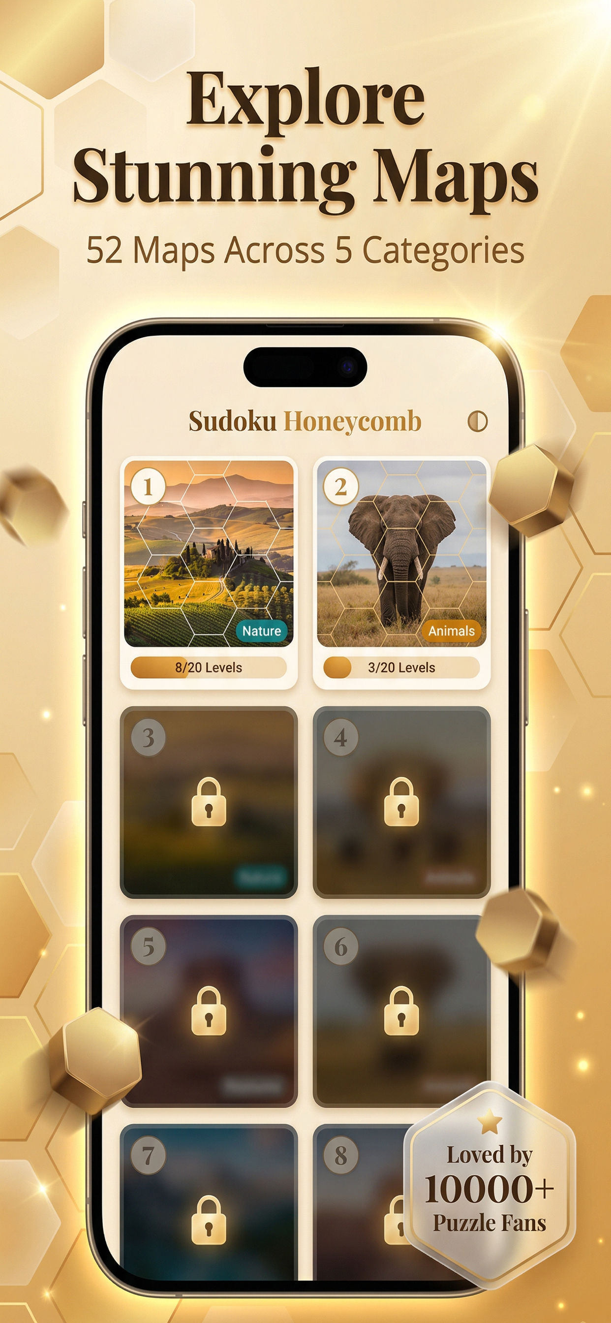 Sudoku Honeycomb: Daily Puzzle