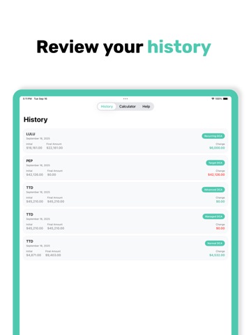 Stock Calculator: Investing iPad screenshot