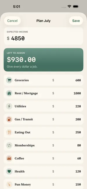Budgetly - Envelope Budget screenshot 4
