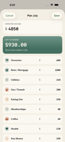 Budgetly - Envelope Budget screenshot