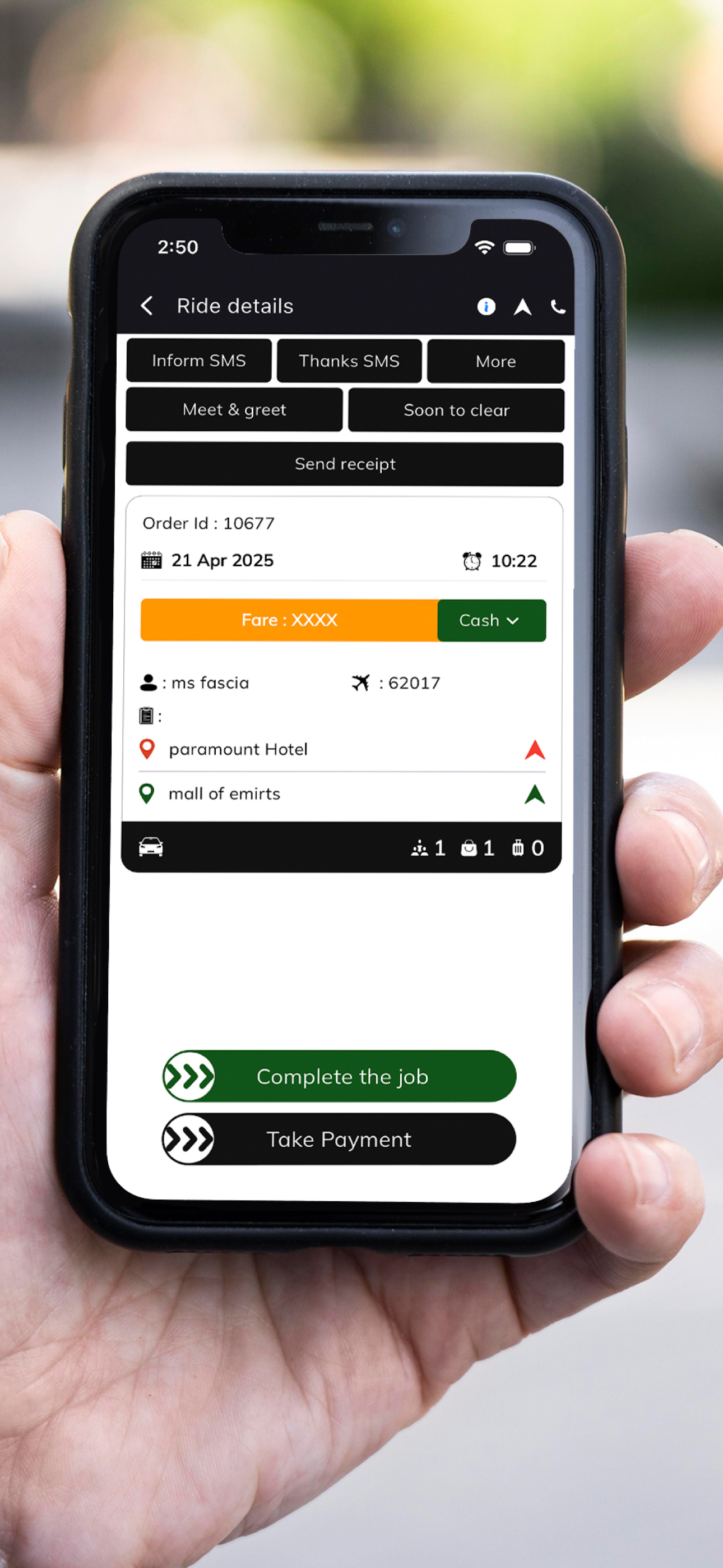 Taxi dispatch driver screenshot 6