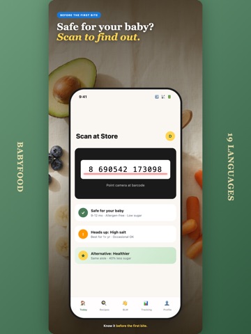 BabyFood: Recipes & Tracking iPad screenshot