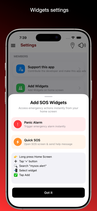 mySOS Alert : Emergency app Screenshot 8 of 10
