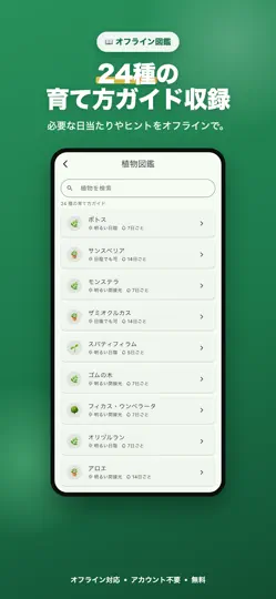 Capture d'écran de Leafy 植物のお世話管理 sur iPhone 2