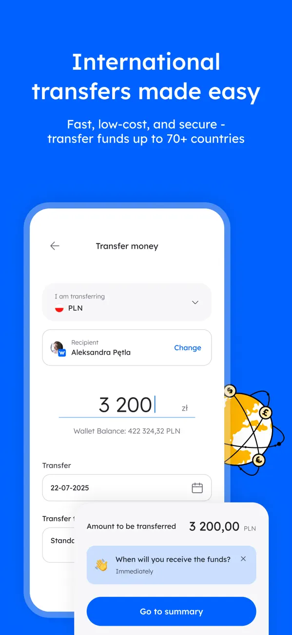 Screenshot #3 pour Walutomat Currency Exchange