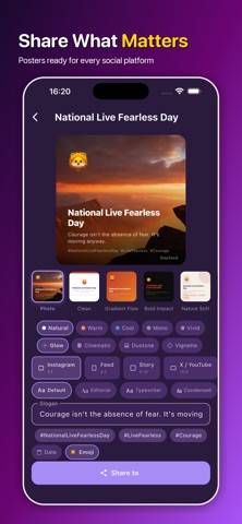Dayfeed: Holiday Calendar Screenshot 3 of 8
