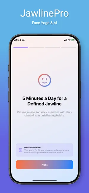 JawlinePro: Face Yoga & AI screenshot 1