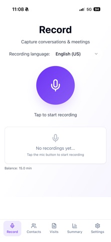 MeetNotes – Trade Show Diary screenshot