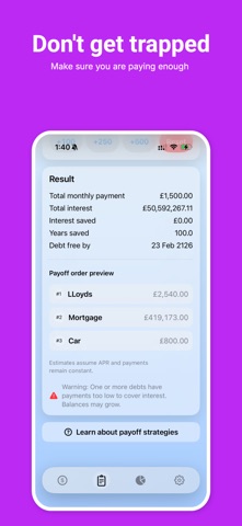 Track Debt Free: DebtBuddy screenshot