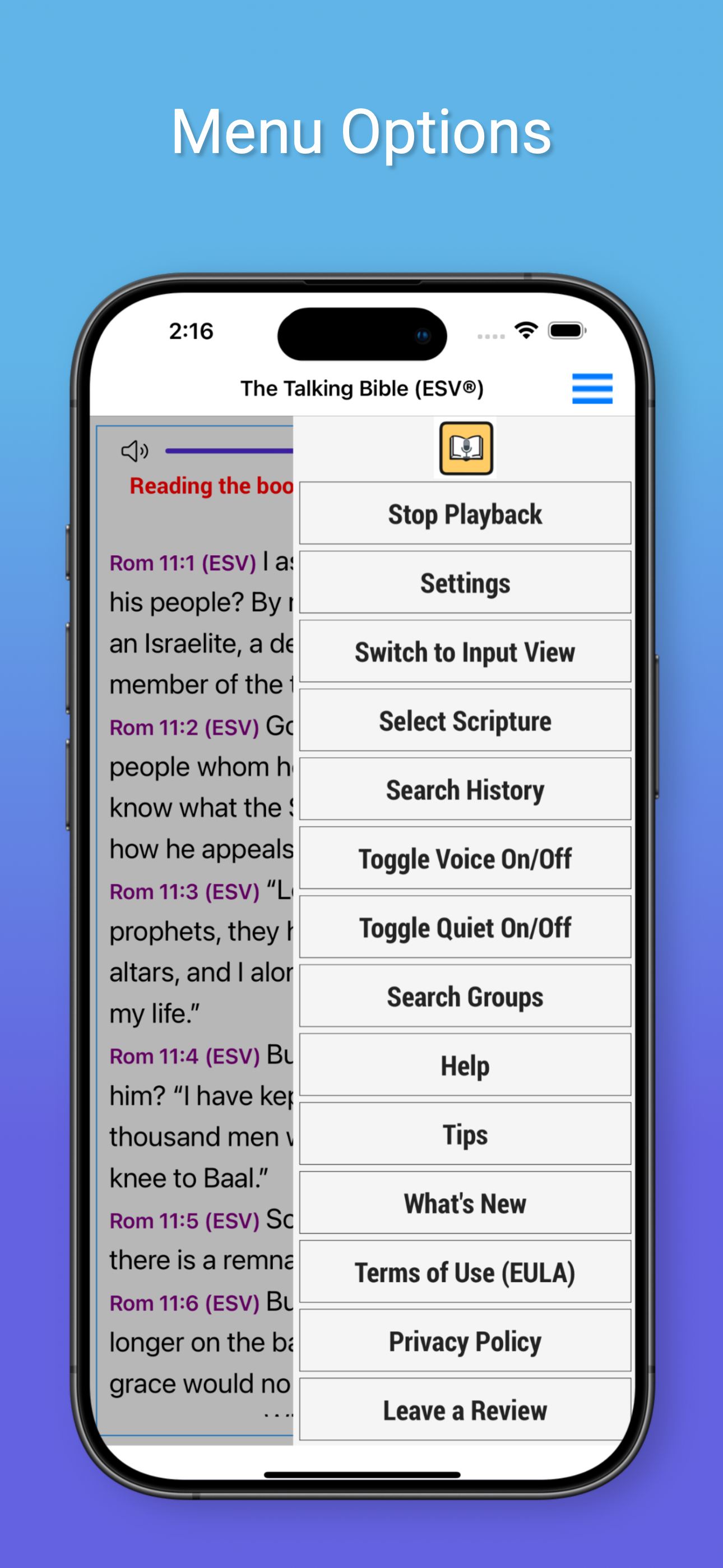 Talking Bible for The Blind
