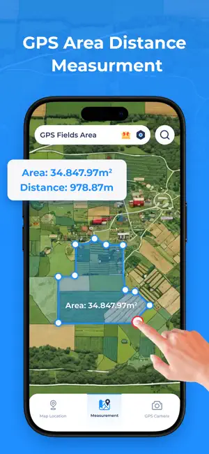 GPS Fields Area Measure App screenshot 1