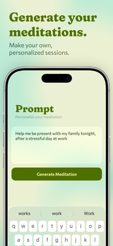Mathera: AI Guided Meditation screenshot